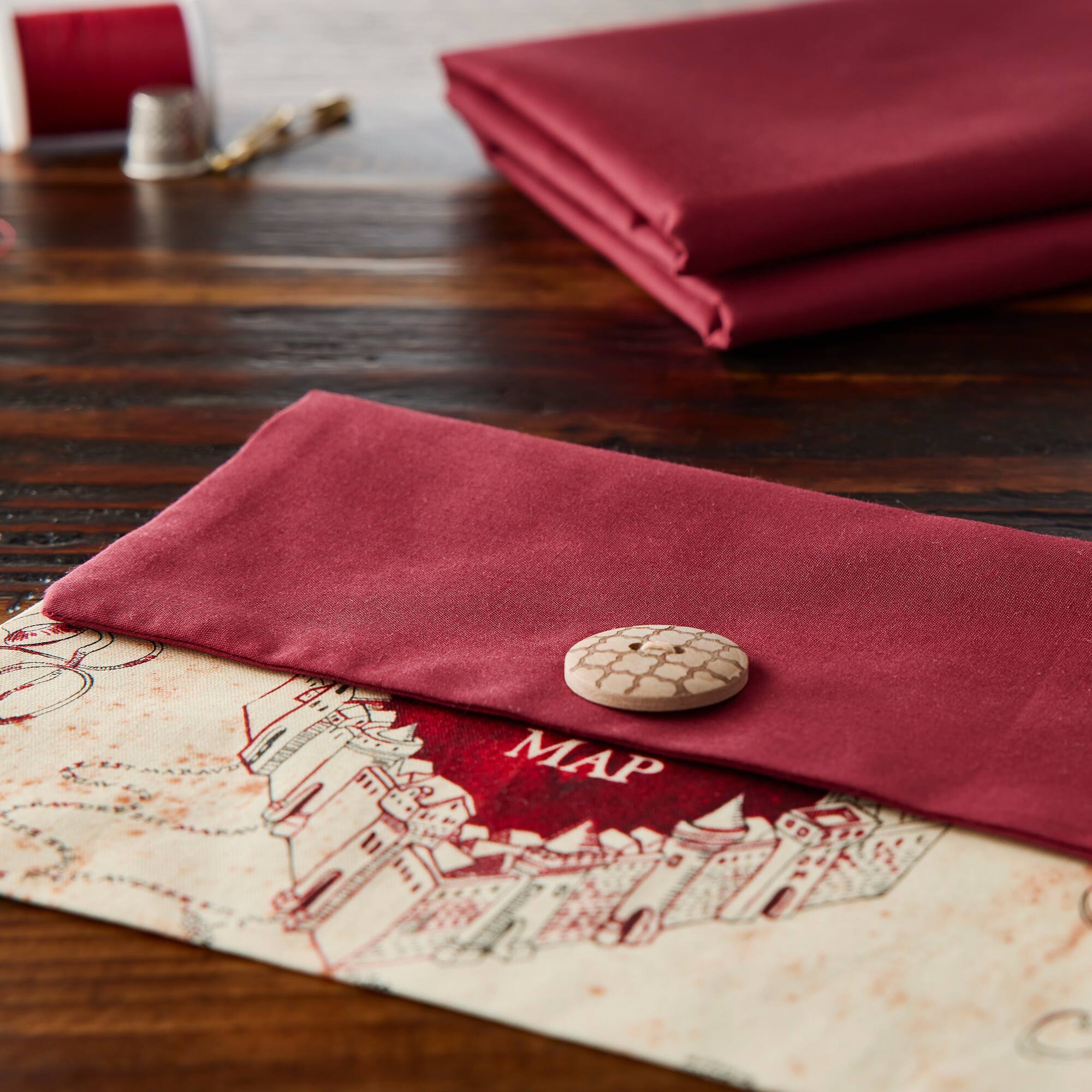 Feldman Wine Broadcloth Fabric